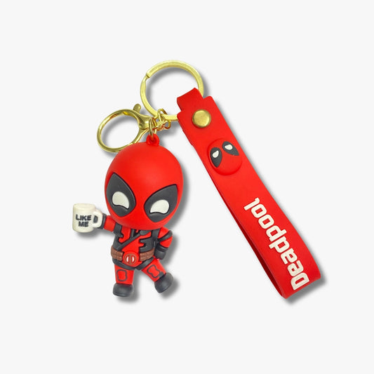 Deadpool Keychain – Cute Chibi Edition with “Like Me” Mug