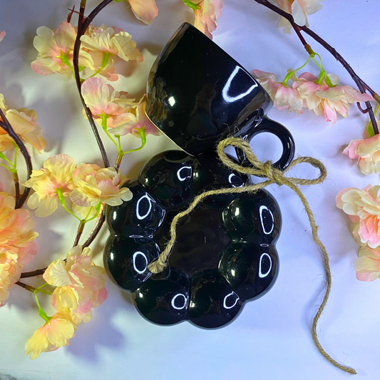 ☁️ Midnight Cloud Sip Mug – Dark Elegance in Every Sip