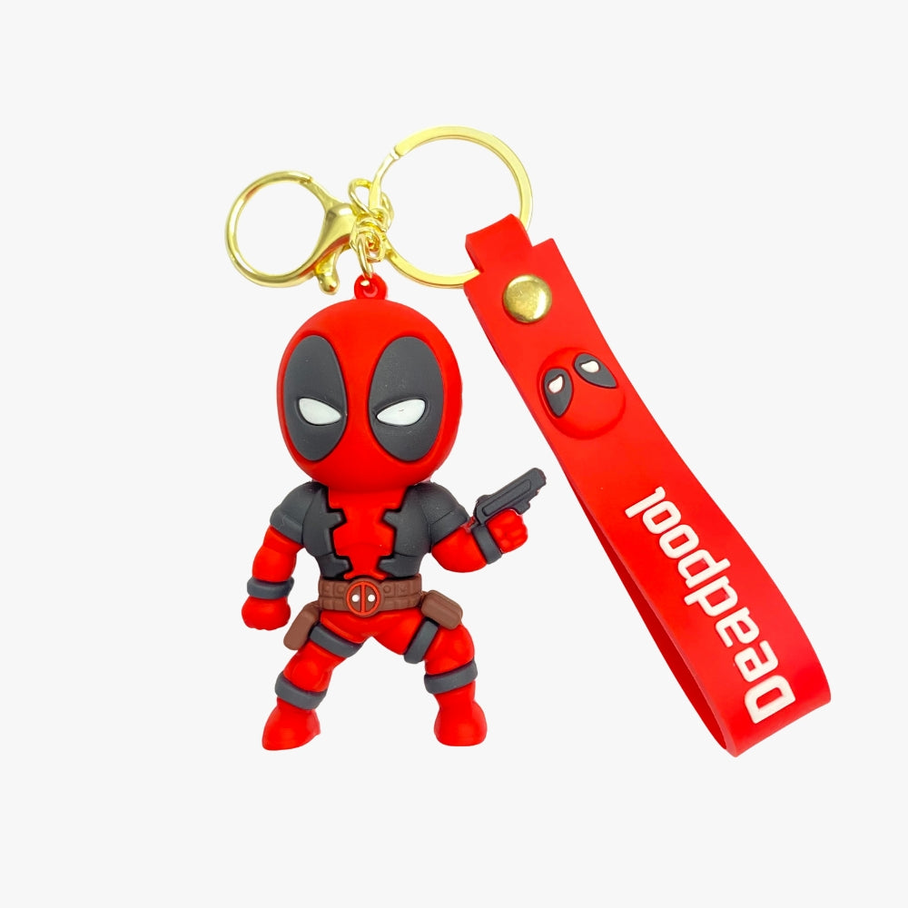 Deadpool Keychain – Chibi Edition with Gun Pose