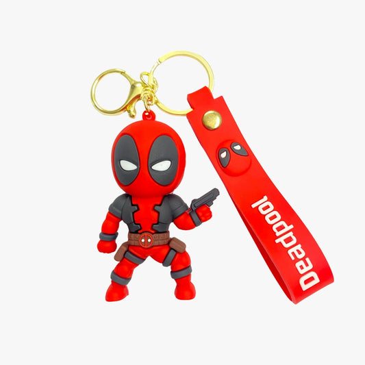 Deadpool Keychain – Chibi Edition with Gun Pose