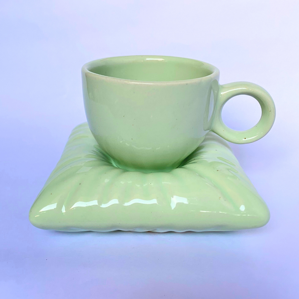 Pillow Love Cup – Minty Fresh & Comfortably Chic
