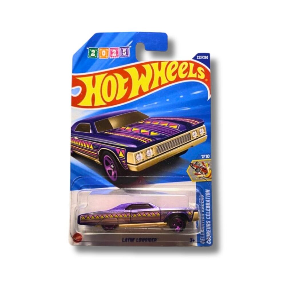 Imported Hot Wheels 2025 – Layin’ Lowrider (Car Culture Celebration Series) 💜✨