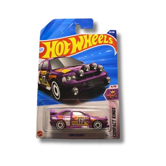 Imported Hot Wheels 2025 – Ford Escort (Compact Kings Series) 💜👑