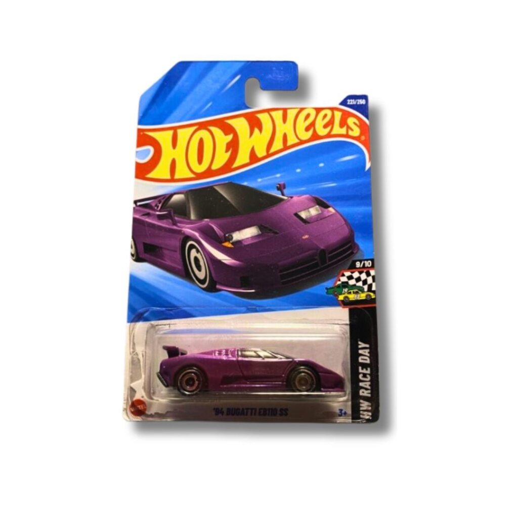Imported Hot Wheels 2025 β β94 Bugatti EB110 SS (HW Race Day Series) ππ