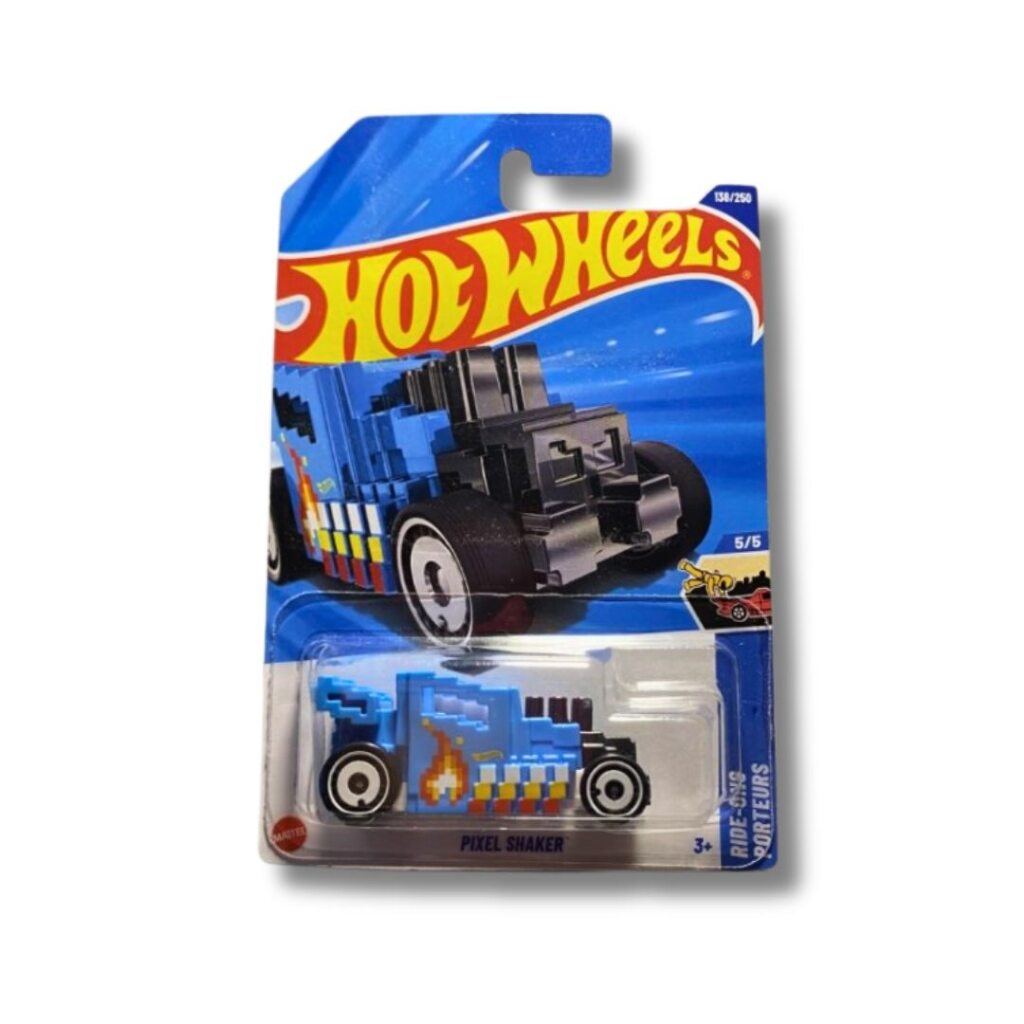 Imported Hot Wheels 2025 – Pixel Shaker (Ride-Ons Series) 🎮🔥