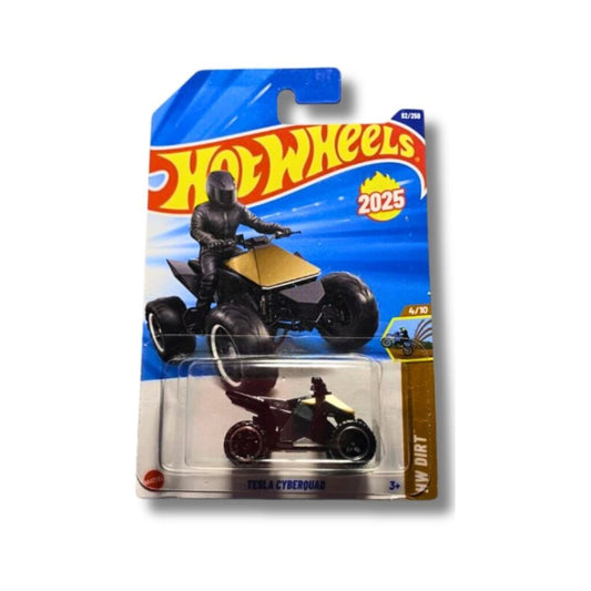 Imported Hot Wheels 2025 – Tesla Cyberquad ⚡🏍️