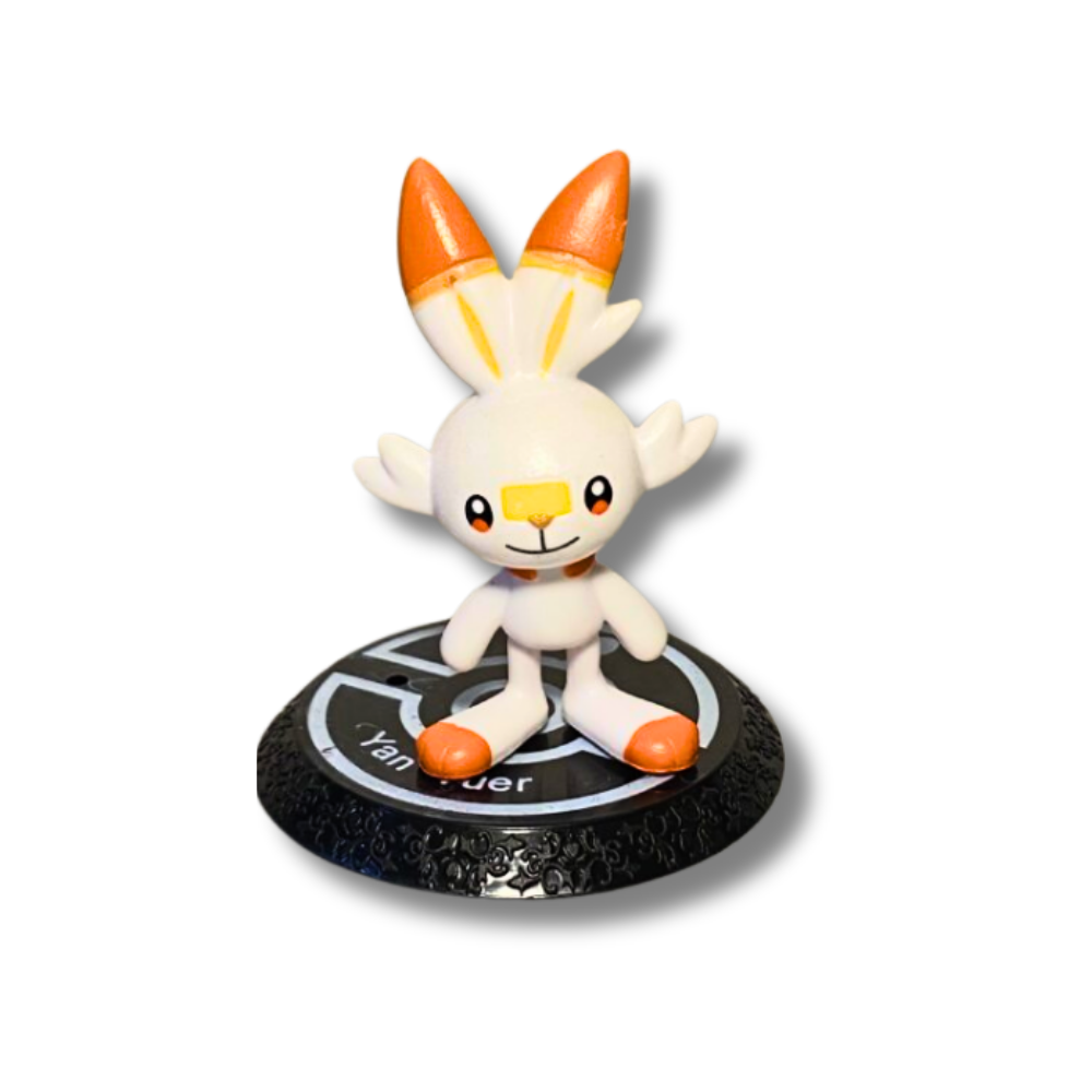 Scorbunny – Pokémon Fire Starter Mini Battle Figure 🔥🐰