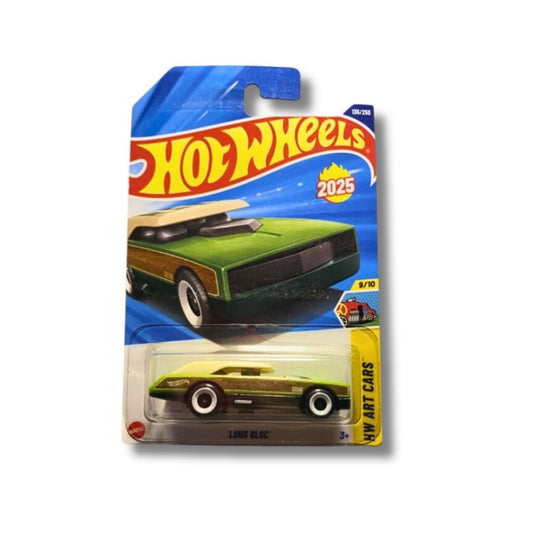 Imported Hot Wheels 2025 โ Long Bloc (Art Cars Series) ๐๐จ