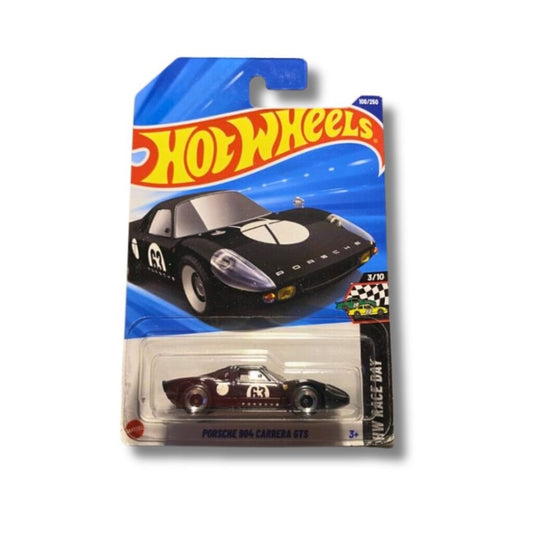 Imported Hot Wheels 2025 – Porsche 904 Carrera GTS (HW Race Day Series) ⚫🏁