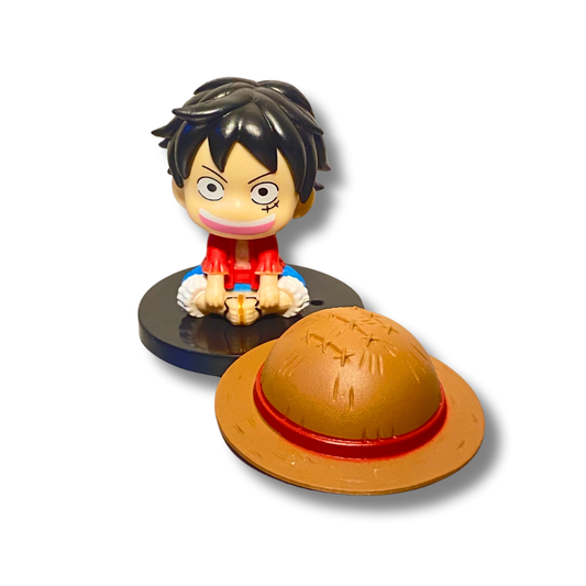 One Piece – Monkey D. Luffy Chibi Collectible Figure ☠️🍖