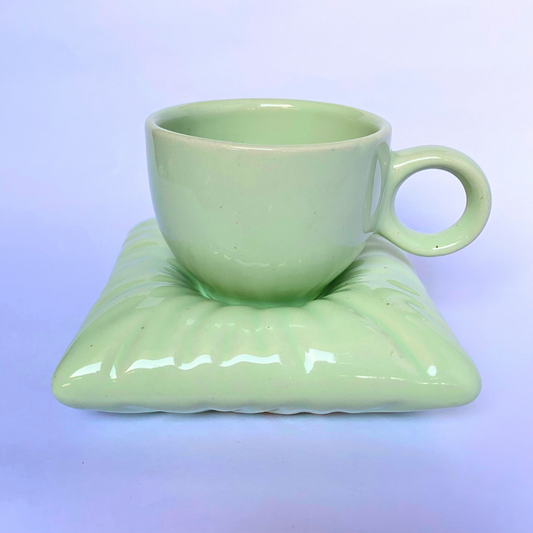 Pillow Love Cup – Minty Fresh & Comfortably Chic