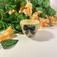 Handmade Ceramic Mug with Black Bow – Chic Polka Dot Drinkware