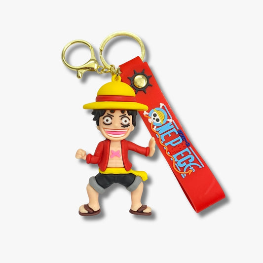 🌊 Luffy One Piece Keychain – Pirate King Pose Edition