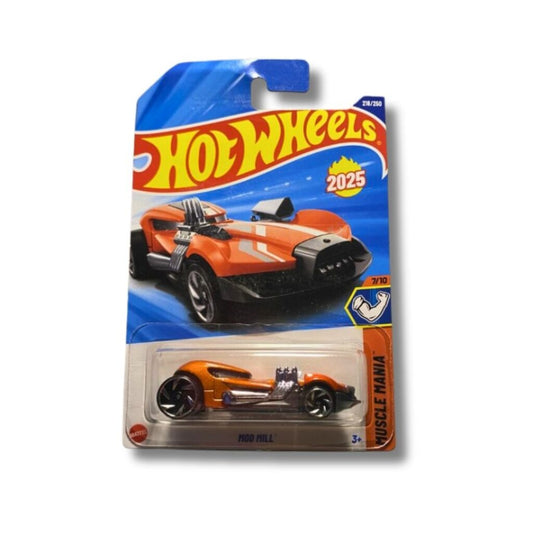 Imported Hot Wheels 2025 – Mod Mill (Muscle Mania Series) 🧡🏁