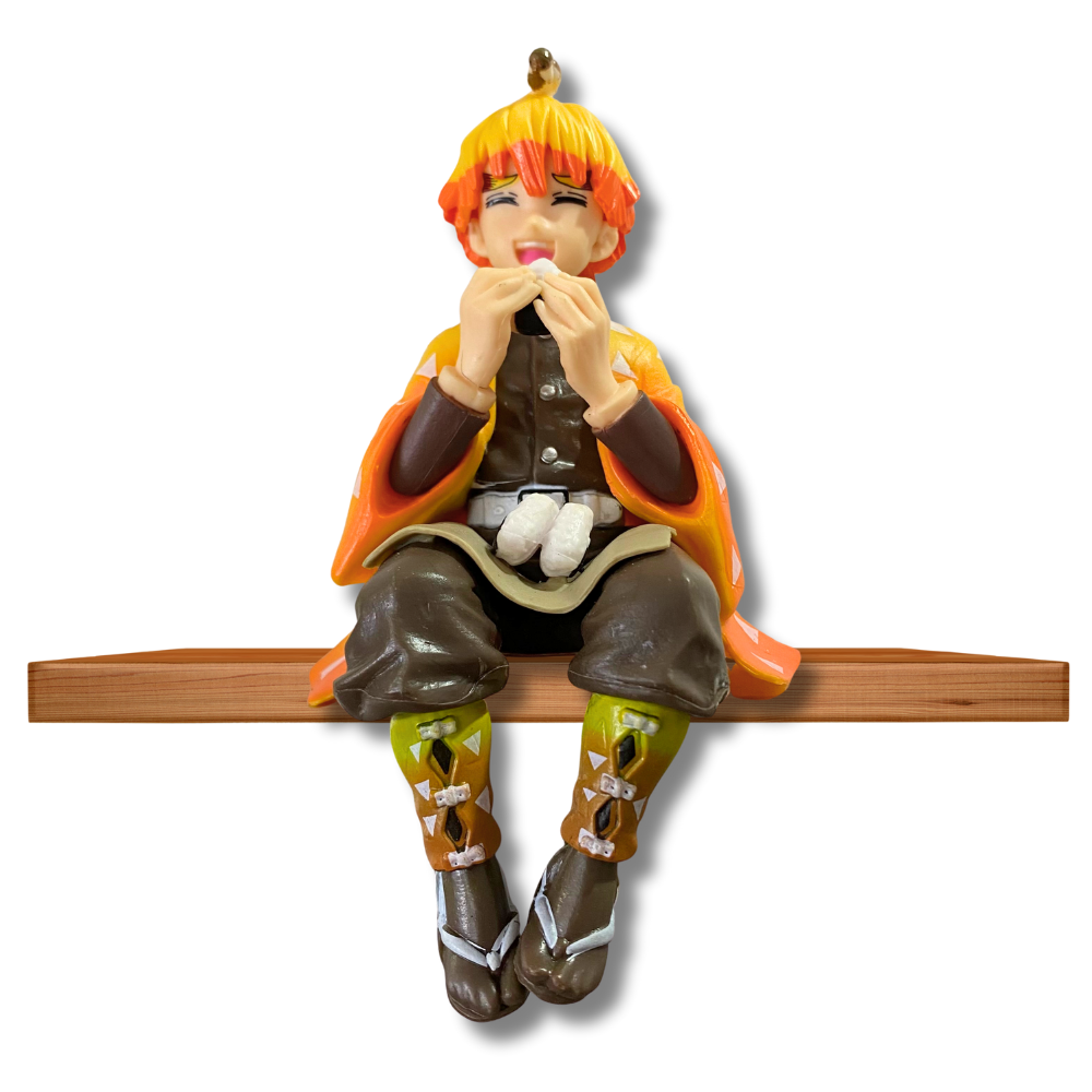 Demon Slayer – Zenitsu Agatsuma Sitting Pose Collectible Figure ⚡🍱