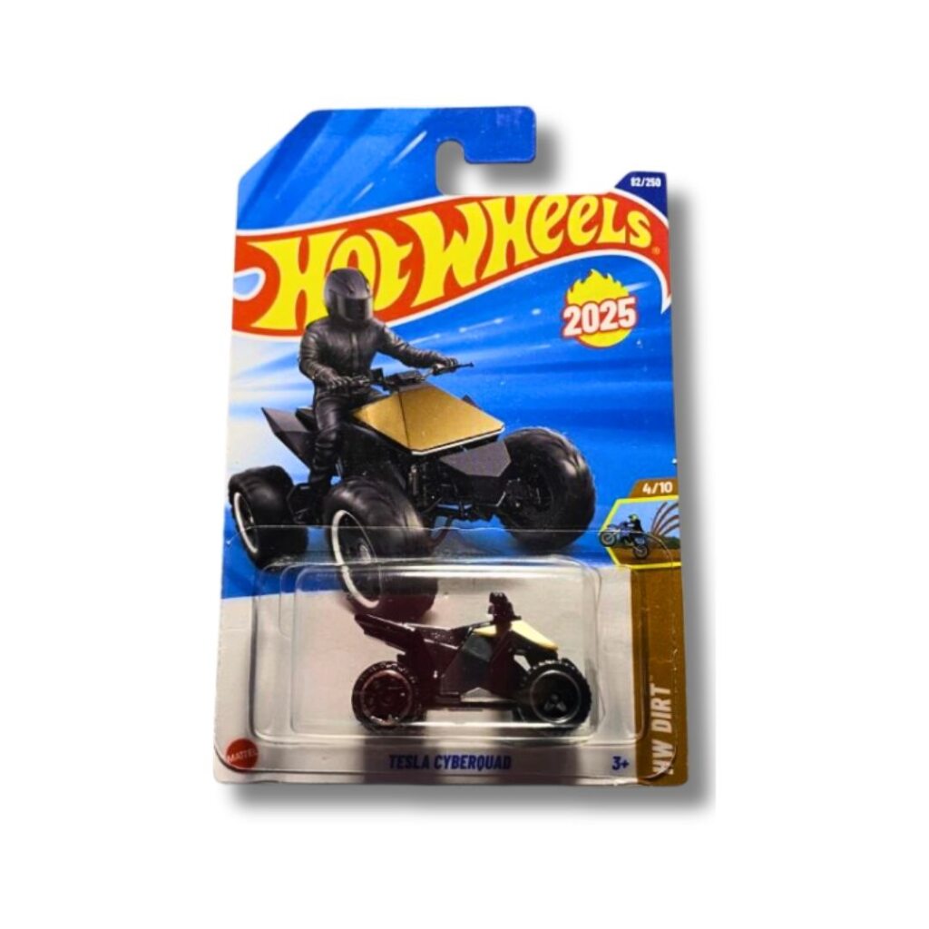 Imported Hot Wheels 2025 – Tesla Cyberquad ⚡🏍️