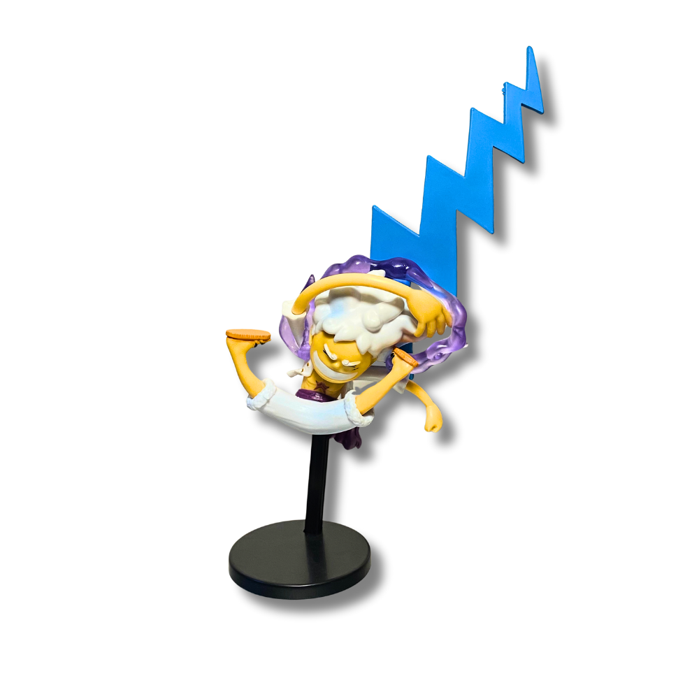 One Piece – Monkey D. Luffy Gear 5 Thunder Strike Collectible Figure ⚡☁️