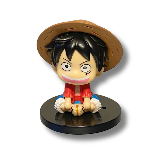 One Piece – Monkey D. Luffy Chibi Collectible Figure ☠️🍖