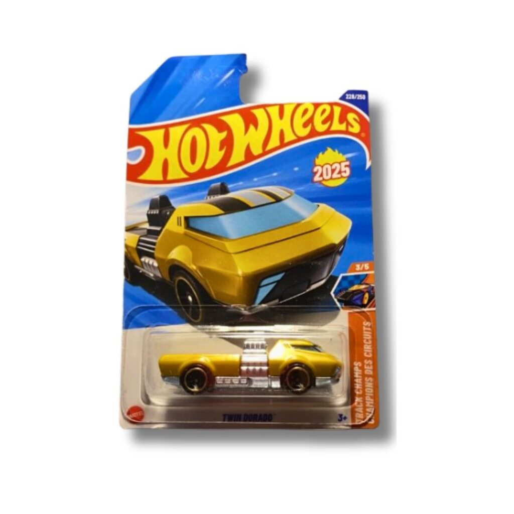 Imported Hot Wheels 2025 – Twin Dorado (Track Champs Series) 🚗✨