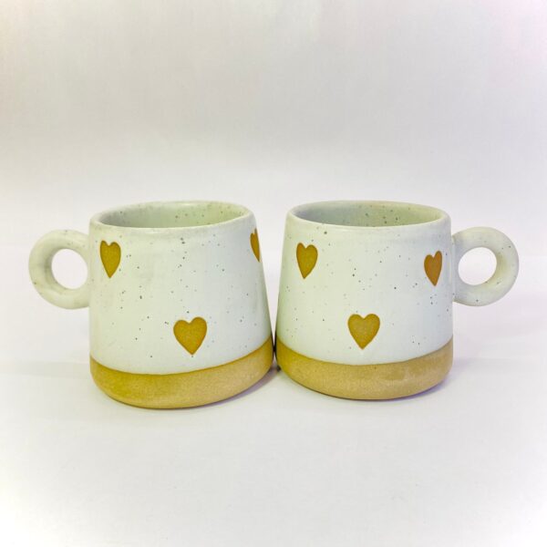 Ceramic Mug with Brown Heart - Image 3