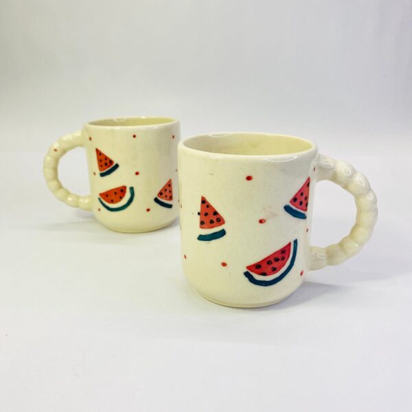 Handmade Watermelon Mugs - Image 2