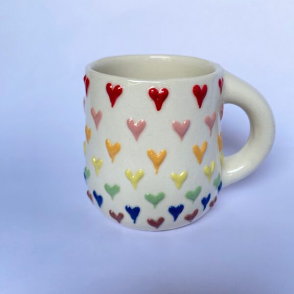 Colorful Heart Mug